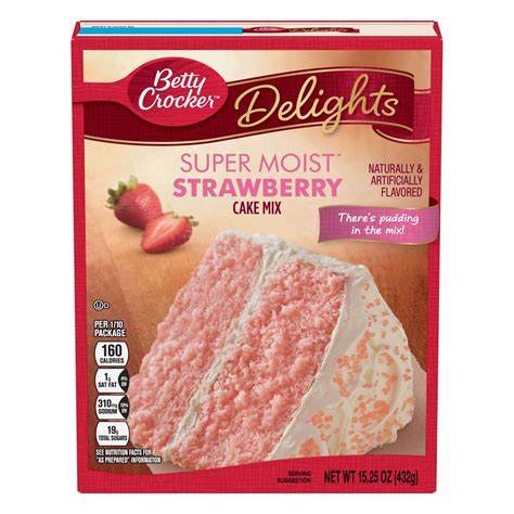 Boxed cake mix is fine, it isn't bad, but it isn't great. Betty Crocker Super Moist Strawberry Cake Mix - Shop ...