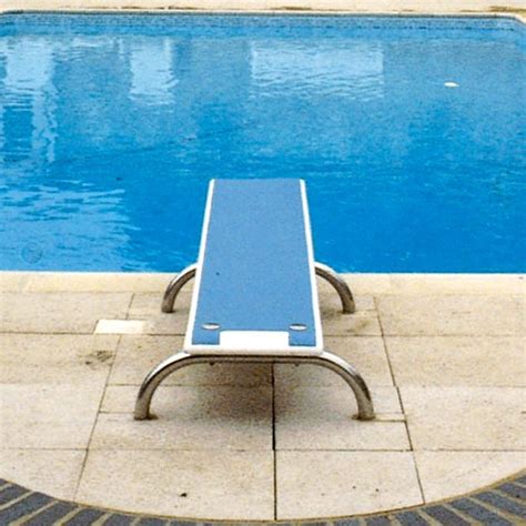Kestrel Swimming Pool Diving Board With Stainless Stanchions