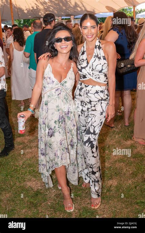 Guest And Bianca Peters Attend Polo Hamptons 2022 Match And Event