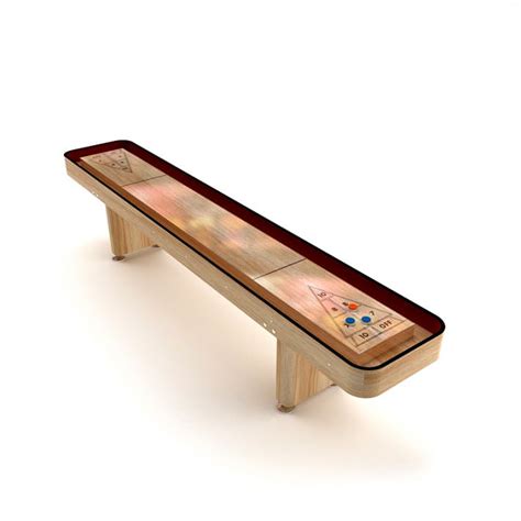 Indoor Shuffleboard Table 3d Model