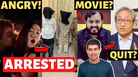 korean youtuber harassed in mumbai 2 arrested physics wallah in movie dhruv rathee on ravish