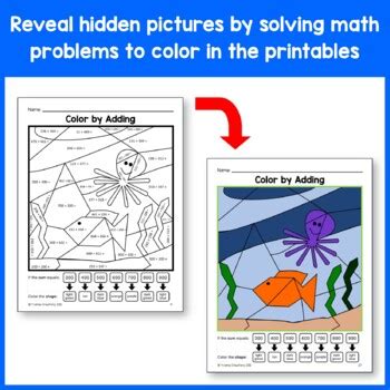 Color by Number (Third Grade) Color by Multiplication and Division