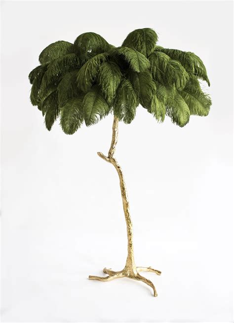 5 out of 5 stars. The Ostrich Feather Lamp, edition piece by A Modern Grand Tour: an illuminating palm tree ...