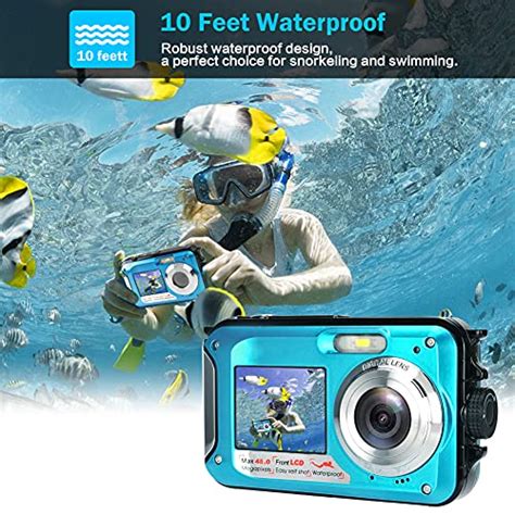 Underwater Camera Waterproof Camera Full Hd 27k 48mp Waterproof