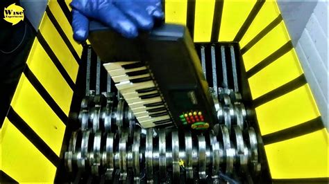 Shredding Machine Vs Piano Crushing Experiments With Shredder Youtube
