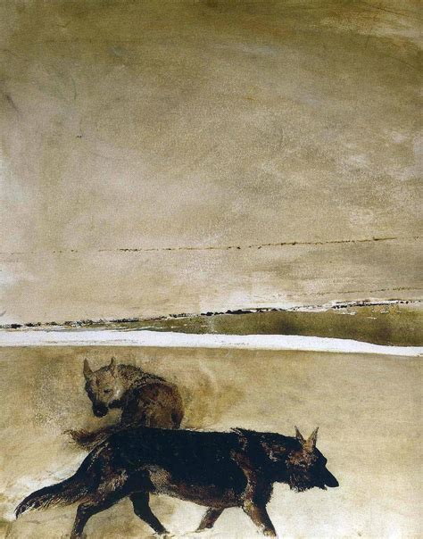 Andrew Wyeth 1917 2009 Wolves Rmuseum