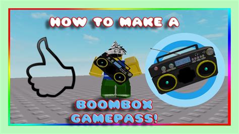 Boombox Gamepass Roblox Activa 125 All Colours