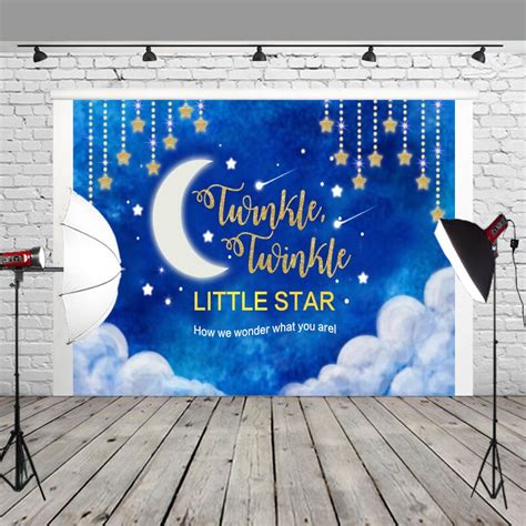 Huayi Photography Backdrop Romantic Starry Moon Background For Newborn