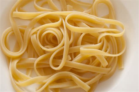 Plain Cooked Pasta in White Bowl - Free Stock Image