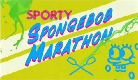 Sporty Spongebob Marathon Encyclopedia Spongebobia Fandom