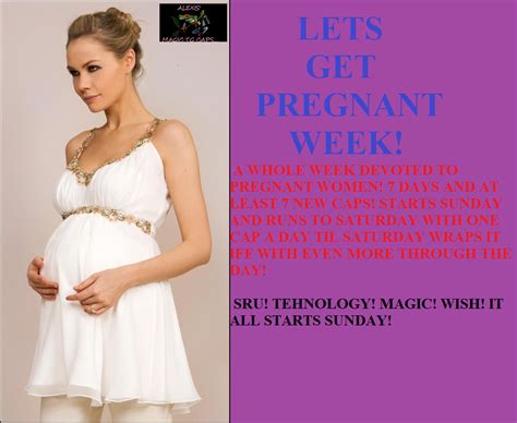 Alexis Magical Tg Caps Lets Get Pregnant Week