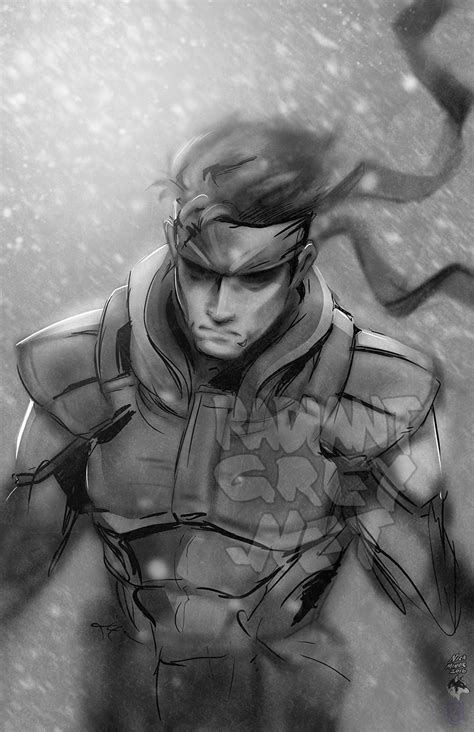 Artstation Solid Snake