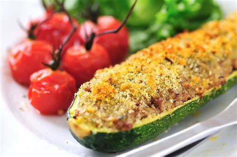 Kosher salt and freshly cracked black pepper. Stuffed Zucchini With Sausage and Parmesan Cheese | Recipe | Italian sausage recipes, Recipes ...