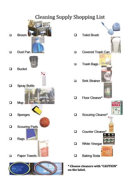 Cleaning Supply Checklist 5 Examples Format Pdf Examples
