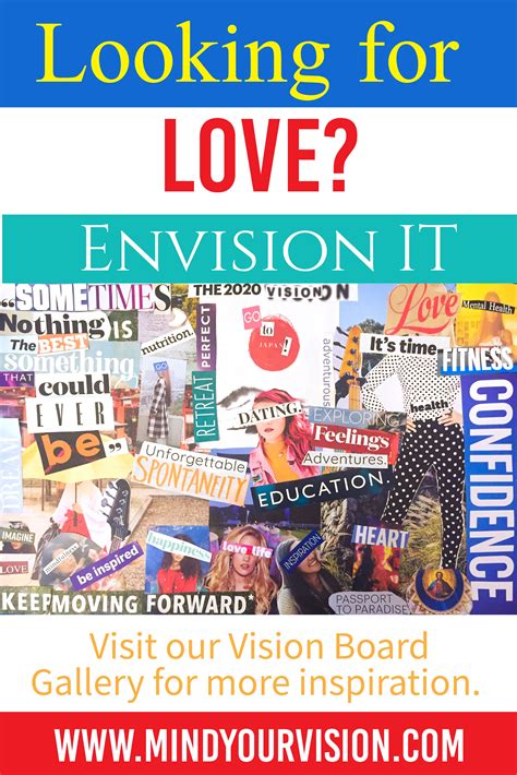 Relationship And Love Vision Board That Uses The Law Of Attraction To Put Together Ideas