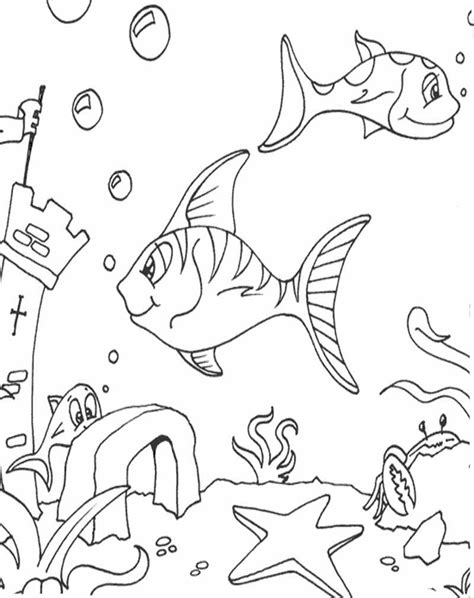 sketsa gambar ikan mas garlerisket