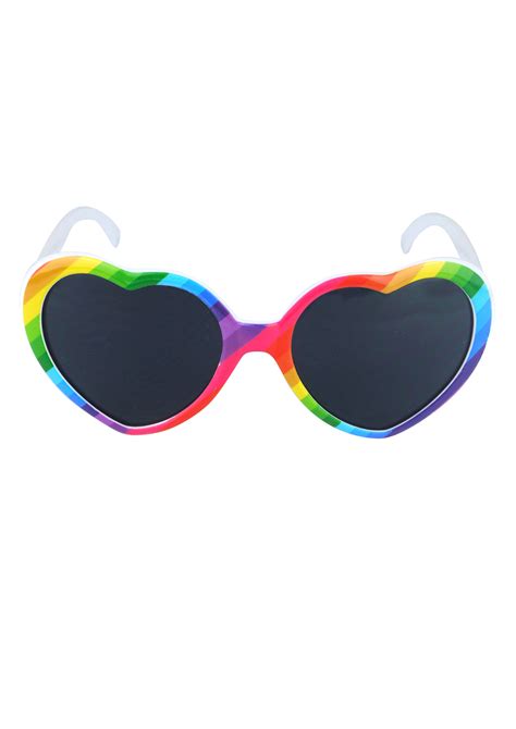 Pride Heart Glasses With Dark Lenses Adult Henbrandt Ltd