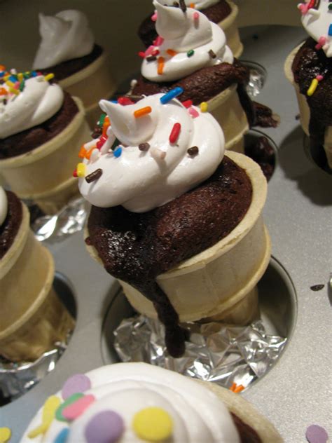 Banana Lala Cupcake Ice Cream Cones