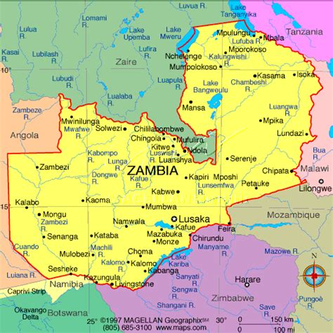 Zâmbia País Da África Enciclopédia Global