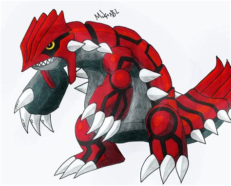 Groudon By Mikees On Deviantart