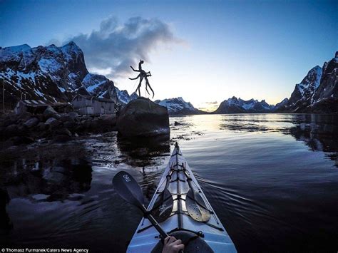 Breathtaking Views Of Norwegian Fjords Captured From A Kayak Kayaking Breathtaking Views Trip