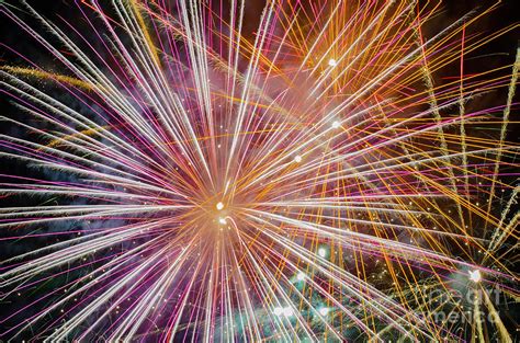 Awesome Fireworks Display Photograph By Carolina Jaramillo Fine Art
