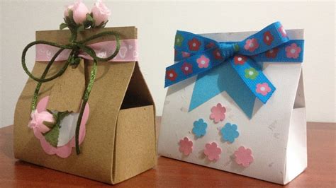 Little Souvenir Box Template Hacer Cajas De Regalo