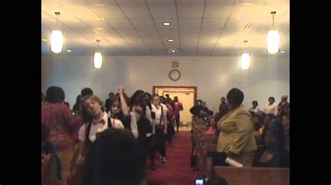 Judah Shady Grove Baptist Church Youth Choir Entrance Kings Mountain