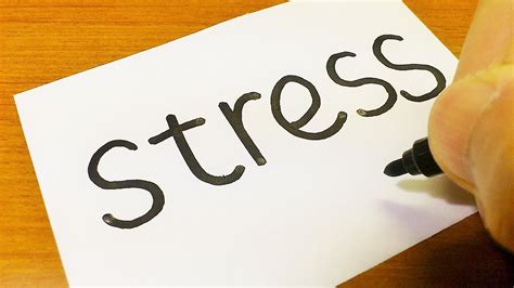 How To Draw Stress Using How To Turn Words Into A Cartoon Doodle