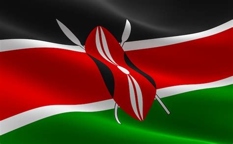 Bandera De Kenia Foto Premium