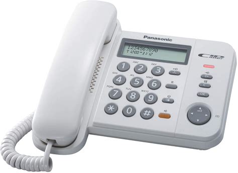 Panasonic Kx Ts580 Corded Landline Telephone White 8887549304958