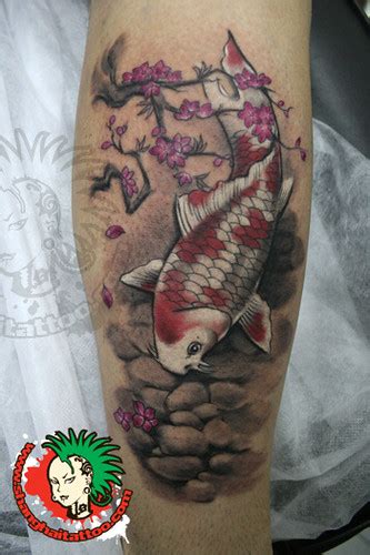 Traditional Chinese Watercolor Style Koi Tattoo Shanghai Tattoo Flickr