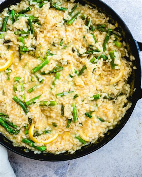 Asparagus Risotto Recipe Happier At Home