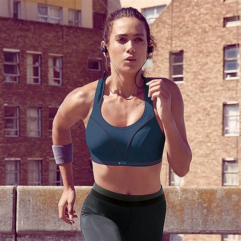 Shock Absorber Ultimate Run Sports Bra Blue The Running Outlet