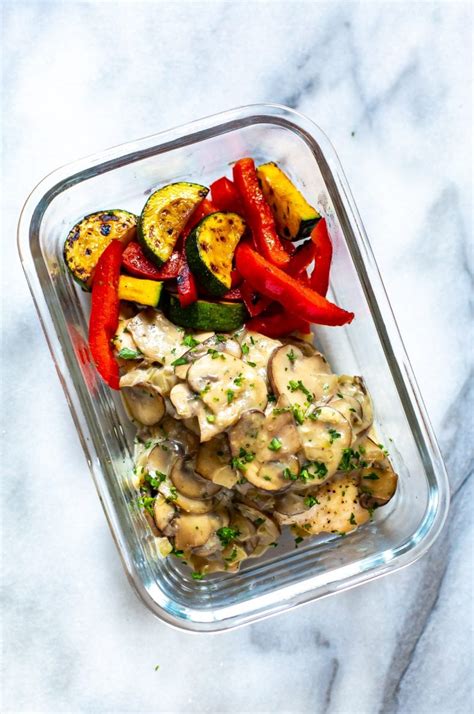 More sauce can only mean more flavor. Skinny Easy Chicken Marsala Skillet - The Girl on Bloor
