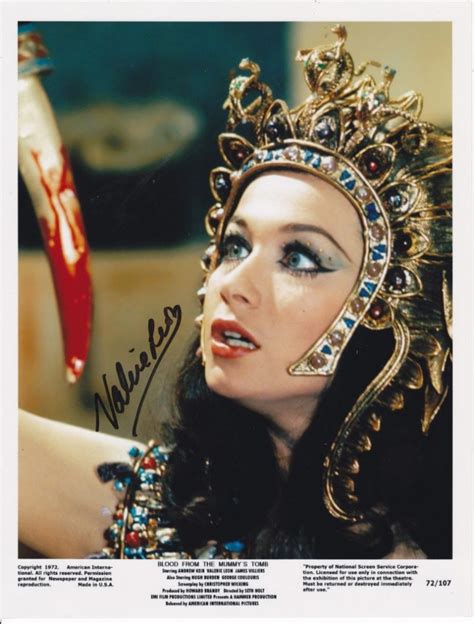 Leon Valerie Signed 8 X 10 Color Repro FOHS BLOOD FROM THE MUMMY