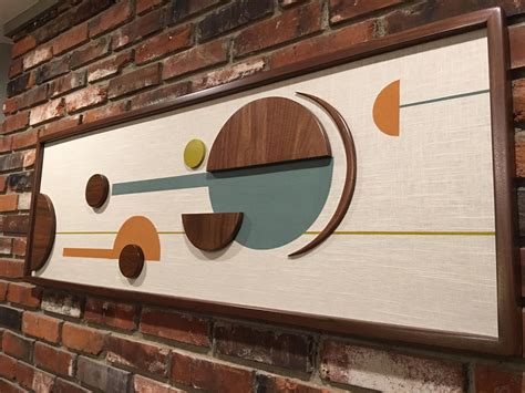 Mid Century Modern Wall Art Witco Inspired The Elliot Etsy Arte De