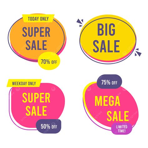 Mega Sale Tag Vector Editable Mega Sale Promotion Discount Png And