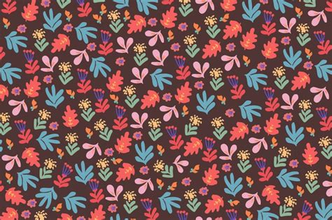 Like patterns is an allover small sized flowers.in addition to that, ditsy pattern is pretty small in scale and the design motifs are usually organize. Ditsy floral pattern wallpaper Vector | Free Download