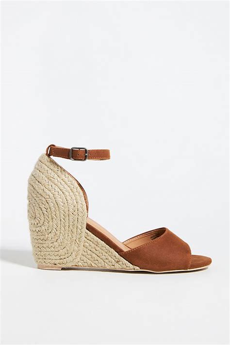 Matisse Raffia Wedge Sandals Anthropologie