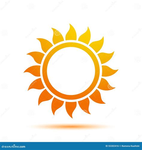 Summer Sun Logo Design Template Stock Illustration Illustration Of