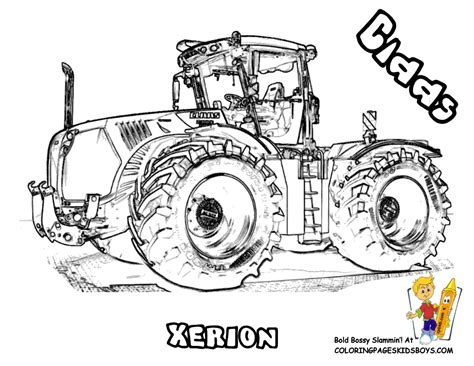 Det er oplevelsen af lethed, selv ved det tungeste arbejde. Malvorlage Traktor Fendt | Kinder Ausmalbilder