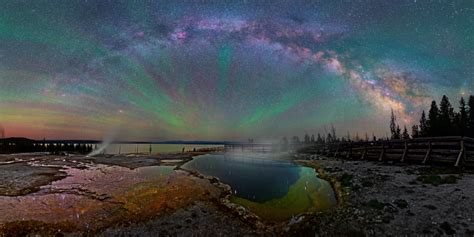 The Milky Way Over Yellowstone Is Impossibly Beautiful Night Sky