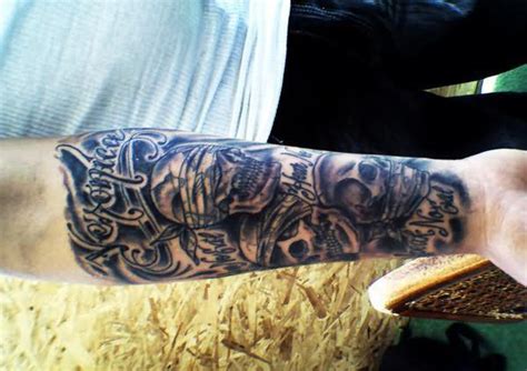 Sleeve Evil Tattoo For Men