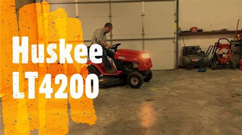 Sold Huskee Lt4200 42” Lawn Tractor Youtube