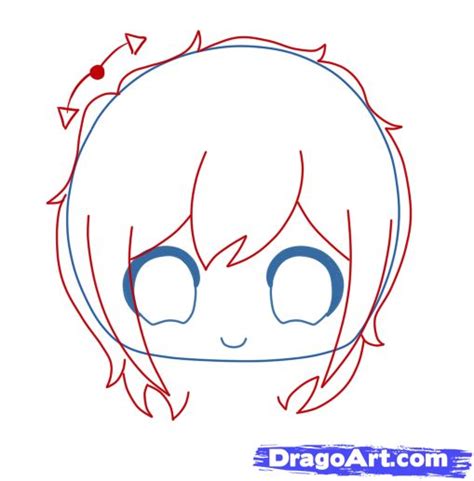 How To Draw Chibi Heads Step By Step Chibis Draw Chibi Anime Draw