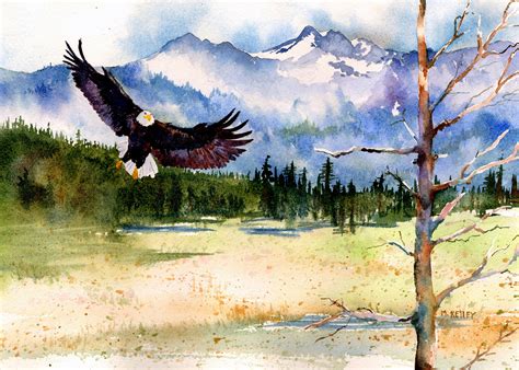Original Watercolor Paintings From Ketchikan Alaska Hand Painted