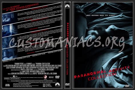 Paranormal Activity Collection Quadrilogy Dvd Cover Dvd Covers