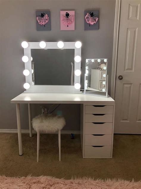 With makeup comes the need for a mirror. Low shipping & financing Vanity Mirror with lights | Room ...