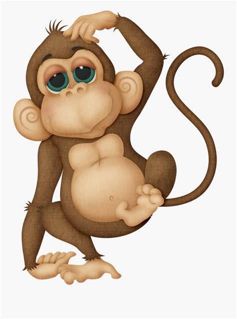 Cute Monkey Clipart Free Tdrush